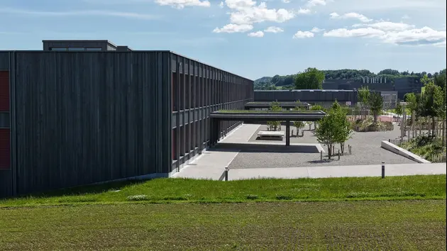 Prise de vues de l'école Primaire de Romont